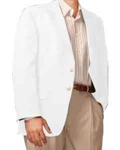  Button Sportcoat Jacket white