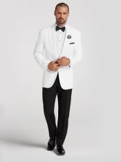  Off White Tuxedo Shirt & BowTie Dinner Jacket Best Cheap Blazer ~ Suit Jacket For Men Affordable Sport Coats Sale