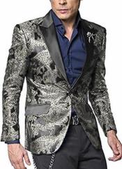 ~ Gray Shiny Jacket