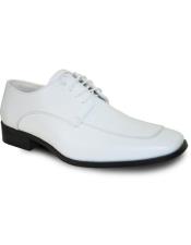  Oxford Formal Tuxedo White Dress Vangelo Matte Wide Width men's Prom Shoe Perfect for Wedding 