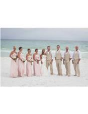  Beige Beach Wedding Attire