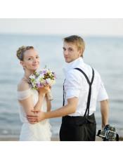  Beach White Wedding Attire