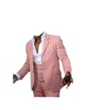  men's Menswear Pink Beach Wedding Attire Suit