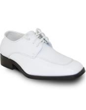  White Matte Formal Tuxedo School Uniform Dress men's Prom Shoe Perfect for Wedding