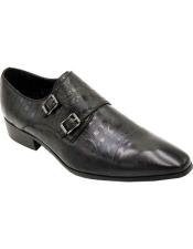  Double Monk strap Leather