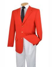  Suit Red Blazer Lucci