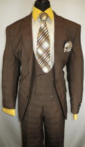  Brown ~ Checkered Suit
