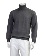  Sleeves Pullover Turtle Neck