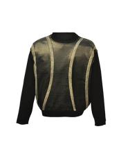  Knit Gold and Black