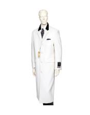  Length Overcoat Winter White