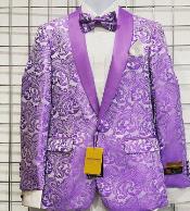  Lavender Paisley Fashion Tuxedo