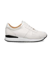  FABIO By Mezlan in White Athletic-Inspired Rubber Sole