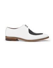  Belvedere Mario, Exotic Stingray and Italian Calf, Blucher Dress Shoes, Style: 3B9 - Black and White