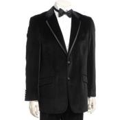 Velour men's Blazer Jacket  Black Men's Velvet Dinner Jacket Trim Lapel Tuxedo looking
