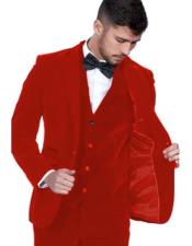 Mens Red Blazer Jacket 