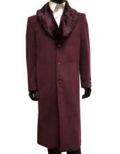 Wool mens Overcoat With