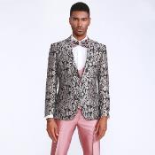  Tuxedo with Floral Pattern