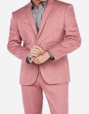 pink prom suit