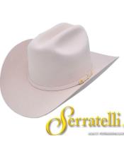  Serratelli 6X Amapola Buckskin 3 1/2" Brim Western Cowboy Hat all sizes