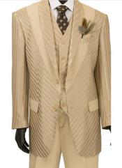  Beige Tan Tuxedo - Champaign - Khaki Color Suit Almond