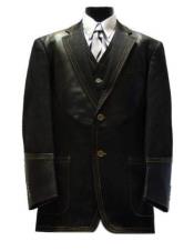  New 3PC 2 Button Three Piece Suit - Sport Coat Jacket (No Pants) - men's Fashion blazer