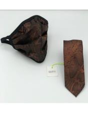  Tie Set Brown And