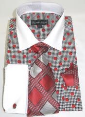  Red Colorful Dress Shirts