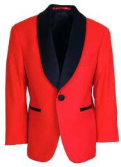  Red Tuxedo Jacket