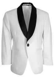  White Tuxedo Jacket