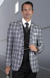  Suit - Windowpane Suit