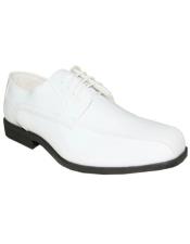  White Jean Tuxedo Shoes