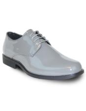  Grey Vangelo Tuxedo Shoes