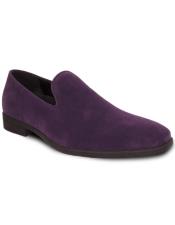  Purple Suede Tuxedo Shoes