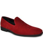  Red Suede Tuxedo Shoes