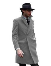  Double Breasted - Three Quarter Cashmere and Wool Topcoat + Style# Manhattan Tan
