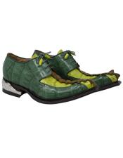  Exotic Skin Shoes Green