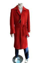 men's Overcoat - Full Length Topcoat - Wool Coat