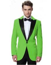  Mens Green Tuxedo - Black and green tuxedo