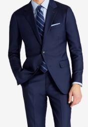  Blue 2 Button Suit