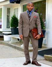 Brown Tweed Suit