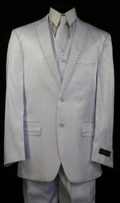 Mens Shiny Suit - Flashy Fashion Suit With Perfect for Wedding and Prom
