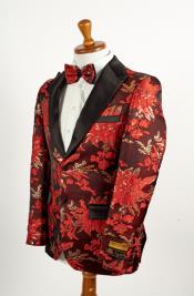  - Mens Floral Suit