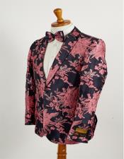  - Mens Floral Suit