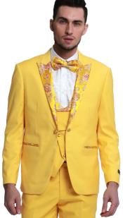  - Yellow Tuxedo Jacket