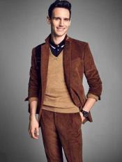  Buttons Style CORDUROY SUIT