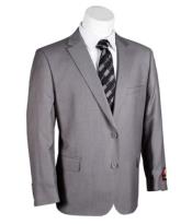 Mix And Match Suits Men's Giorgio Fiorelli 2 Button Medium Grey Executive Cut - Portly Suit Executiv