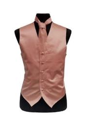  Gold Satin Vest and
