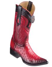  Ostrich Boots 3X Toe