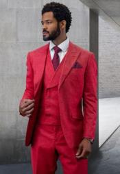  Piece Suit Red