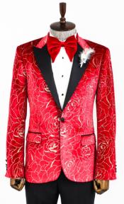  - Fashion Red Suits